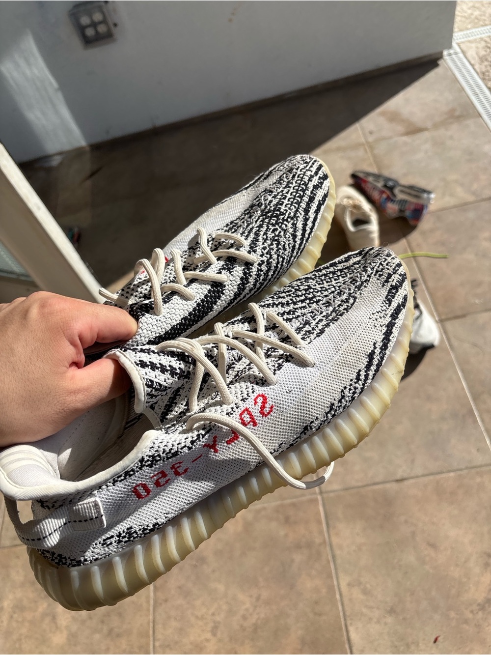 Yeezy Boost 350 V2 Zebra - White/Black/Red Accent